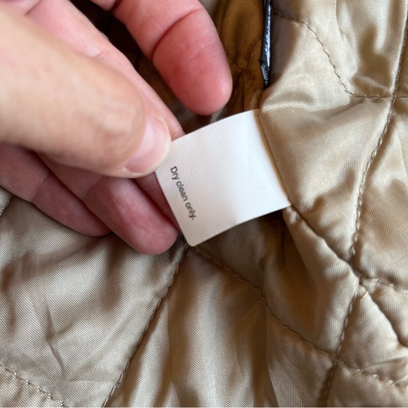 J. Crew Vintage Y2K Pea Coat Double Breasted Camel Neutral Wool Blend Medium - Picture 11 of 11